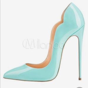Milanoo turquoise pump.